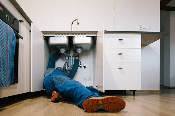 Professional Drain Cleaning technician working in Silver Lake, KS